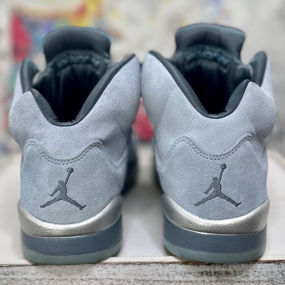 Air Jordan 5 Retro Blue Suede - Picture 3 of 6